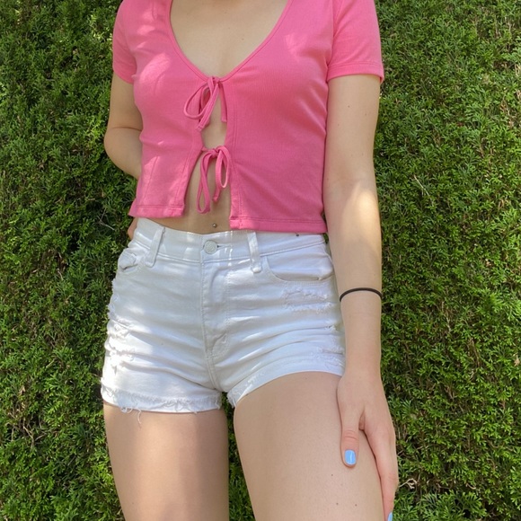 Abercrombie and Fitch high waisted shorts size: 00 - Picture 1 of 5